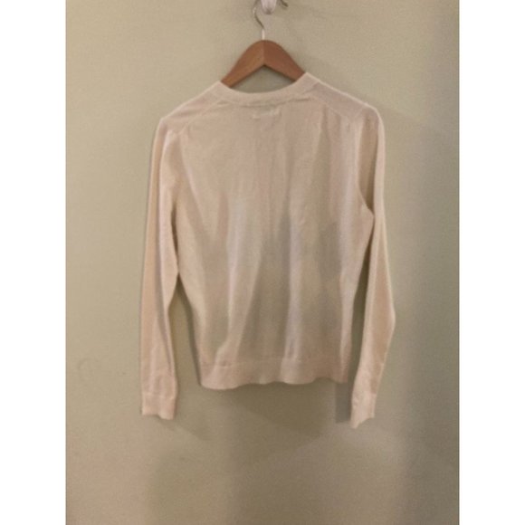 LILLY PULITZER White V-neck Argyle Sweater. Size S - Picture 6 of 6